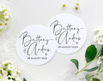 Cute Wedding Favor Stickers, Custom Thank You Labels, Popcorn Party Bag Stickers, Round Candy Labels Circle Favour Tags, Invitation Envelope