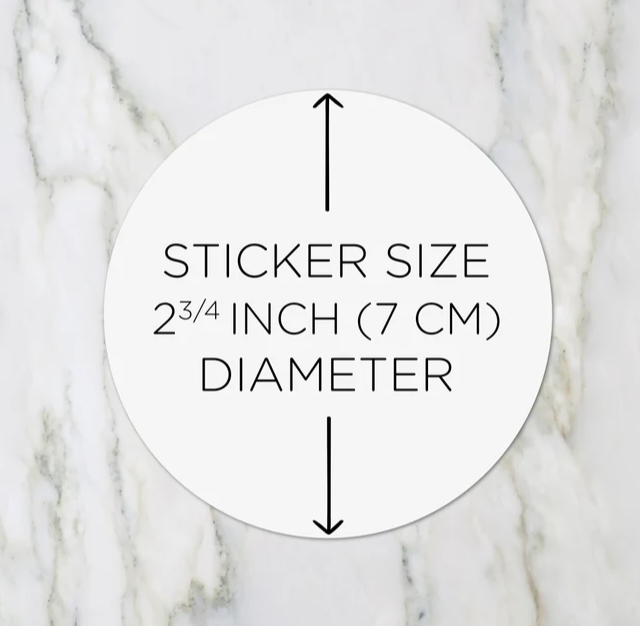 
            
                Load image into Gallery viewer, Custom Round Baby Stickers, Baby Shower Gift Labels
            
        