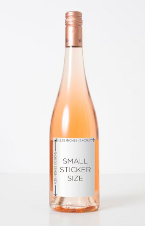 Custom Grandmother Wine Labels - Pregnancy Announcement Wine Label Stickers