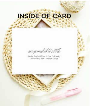 
            
                Load image into Gallery viewer, Custom Only The Best Brothers- Floral Pregnancy Announcement Card
            
        