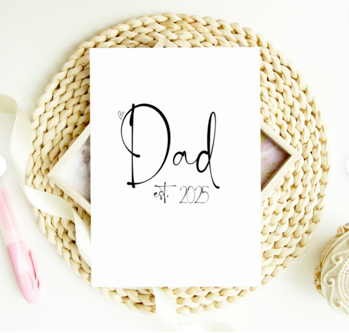 
            
                Load image into Gallery viewer, Custom Dad Est. - Father&amp;#39;s Day Card
            
        