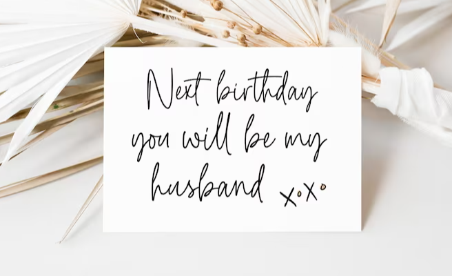 
            
                Load image into Gallery viewer, Next Birthday You Will Be My Husband Birthday Card
            
        