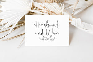 
            
                Load image into Gallery viewer, Husband and Wife Congratulations Card
            
        