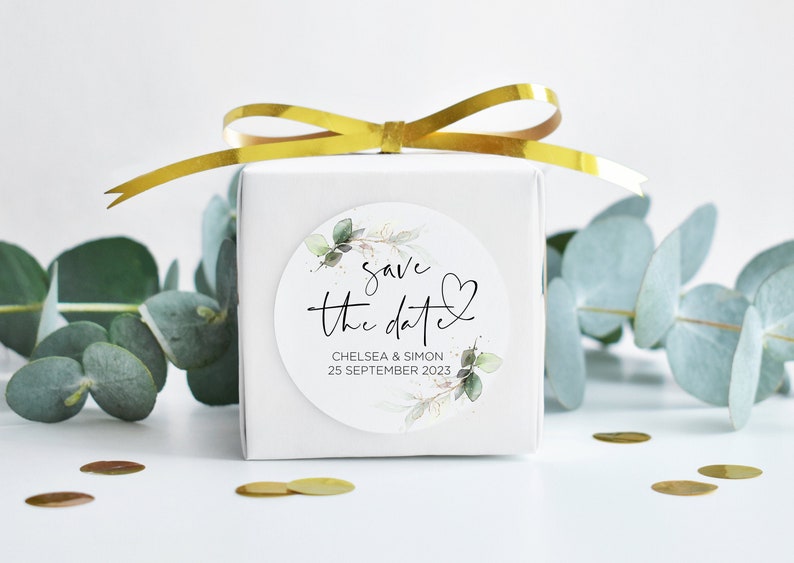 Cute Custom Save the Date Invite Wedding Favor Candle Stickers, Cute Party Tags, Round Candy Labels, Favour Bag, Envelopes Invitations