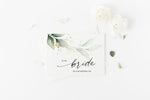 Eucalyptus To My Bride Gift, On Our Wedding Day, Elegant Wedding, Future Wife, Wedding Card For Wife, Bride Card From Groom, Modern Greenery