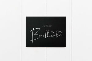 
            
                Load image into Gallery viewer, Black Best Brother Pregnancy Announcement Card, Pregnancy Reveal for Sibling, You&amp;#39;re Going to be Promoted to Uncle To Be Gift, Expecting
            
        