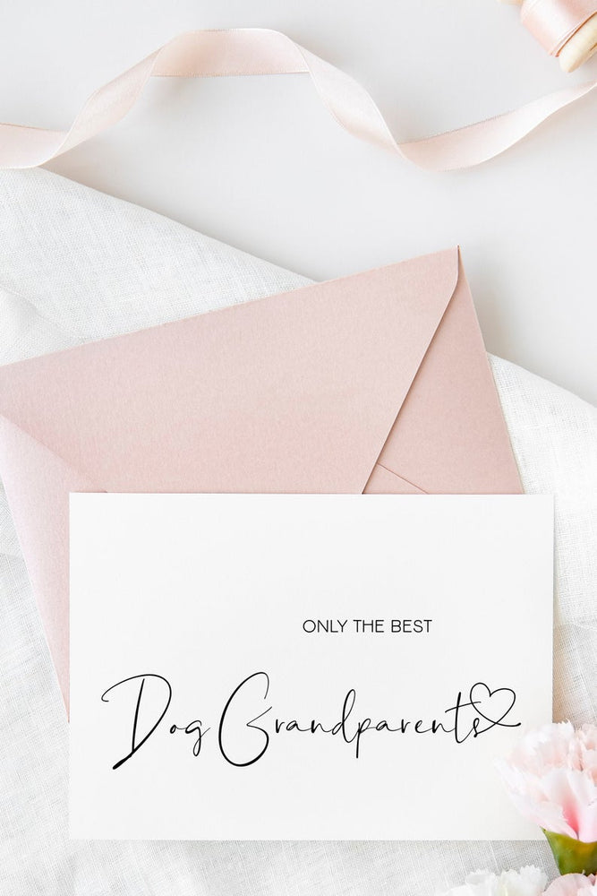 Best Dog Grandparents Pregnancy Announcement Card, Pregnancy Reveal, You're Going to be Promoted to Human Grandparents To Be Gift, Expecting