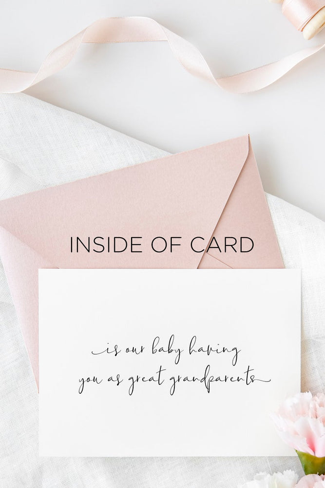 
            
                Load image into Gallery viewer, The Only Thing Better Than Having You As Grandparents...Pregnancy Announcement Card
            
        