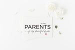 Parents of the Bride Gifts, Parents of the Groom Gift, Brides Parents, Mom Dad Card, Wedding Gift Parents, To My Parents Wedding Day, Simple