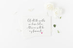 Will You Walk Me Down the Aisle Card For Dad, Father of the Bride Card, Wedding Gift From Bride, All the Walks Taken, Mother of the Bride