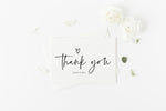 Simple Wedding Thank You Card Template, Wedding Thank You Cards, Personalised Thank You Cards, Personalized Cards, Modern Note Cards, BT