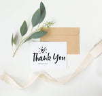 Rustic Wedding Thank You Card Template, Wedding Thank You Cards, Personalised Thank You Cards, Personalized Cards, Calligraphy Note Cards