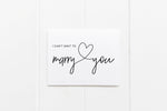 Grooms Gifts, I Cant Wait To Marry You Card, Groom Gifts, To My Husband On Our Wedding Day, Bride Gift, Husband Wedding Gift Groom Gift, CS