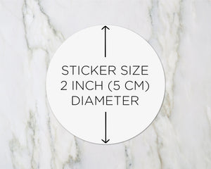 
            
                Load image into Gallery viewer, Custom Round Oh Baby Stickers, Black Feet Baby Shower Gift Labels
            
        