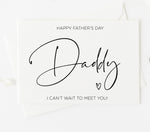 fathers day card for new dad to be from baby bump pregnancy card