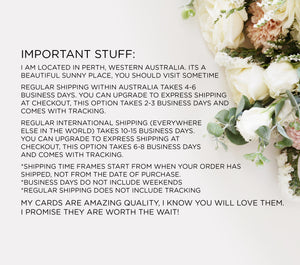 
            
                Load image into Gallery viewer, Grey and White Wedding MC Card, Mistress of Ceremonies Card
            
        
