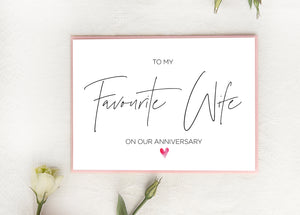 
            
                Load image into Gallery viewer, Cute Anniversary Card for Wife from Husband, Love Gift
            
        