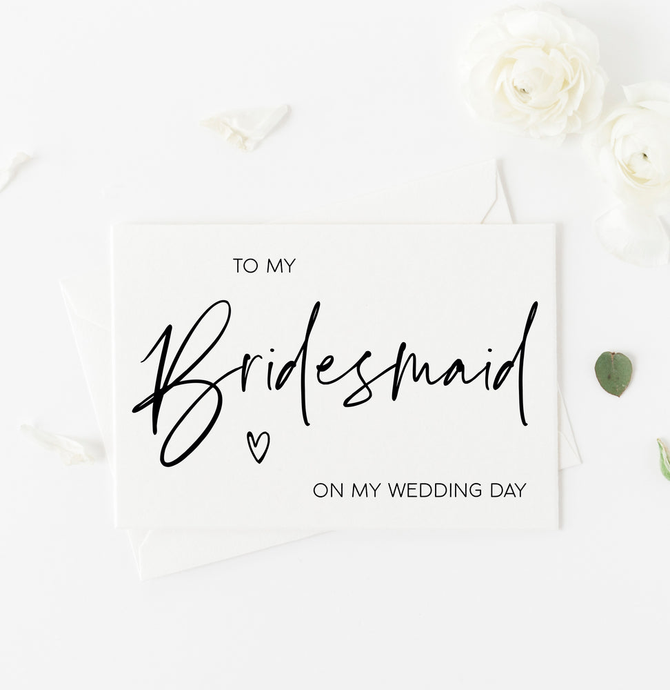 
            
                Load image into Gallery viewer, &amp;quot;To My Bridesmaids on My Wedding Day&amp;quot; Thank You Gifts for Bridesmaids
            
        
