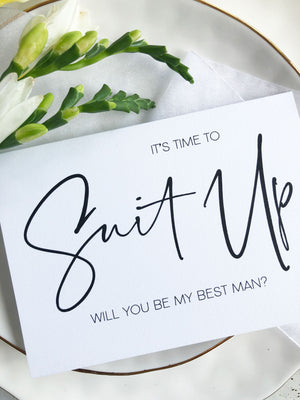 best man groomsman proposal asking request bridal party wedding party