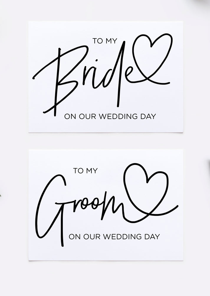 To My Groom on Our Wedding Day Card Husband Grift from Wife