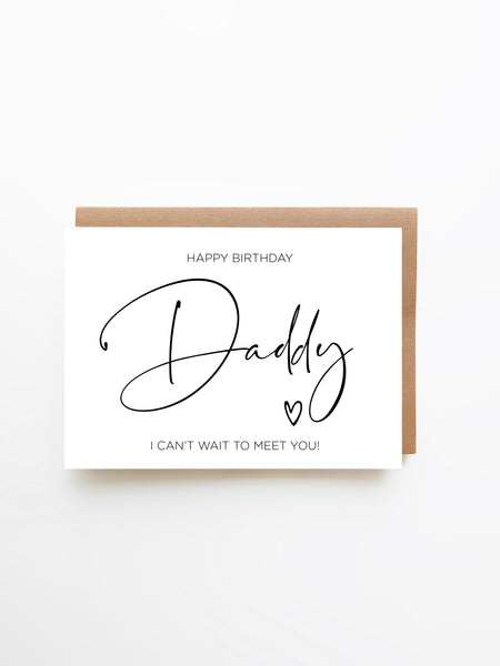 Happy Birthday Daddy Card from Baby Bump – Coco Press Design