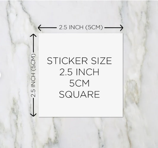 
            
                Load image into Gallery viewer, Custom Square Happy Holidays Stickers, Christmas Label Stickers
            
        
