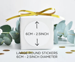 
            
                Load image into Gallery viewer, Custom Round Happy Holidays Christmas Gift Stickers, Floral Pinecone Theme Wreath
            
        