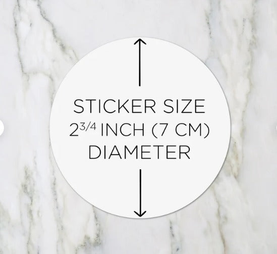 Custom Thank You Stickers, Round Stickers