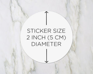 
            
                Load image into Gallery viewer, Custom Round Lucky in Love Wedding Sticker Labels
            
        